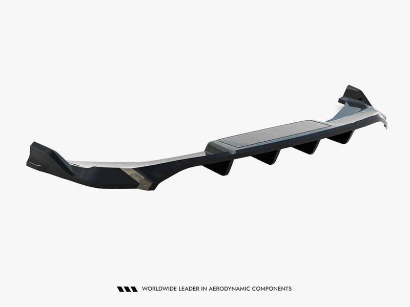 Maxton Design - Rear Splitter (Vertical Bars) Audi Q6 e-tron S-Line / SQ6 e-tron SUV / Sportback Mk1