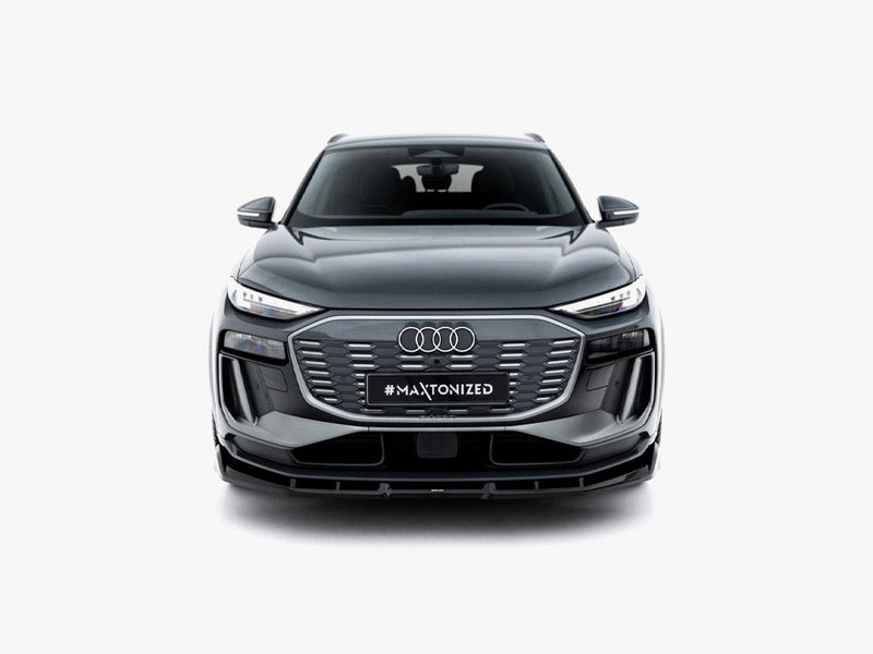 Maxton Design - Front Splitter Audi Q6 e-tron Standard / S-Line / SQ6 e-tron SUV / Sportback Mk1