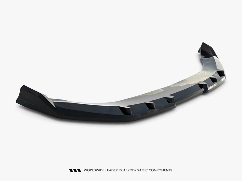 Maxton Design - Front Splitter Audi Q6 e-tron Standard / S-Line / SQ6 e-tron SUV / Sportback Mk1