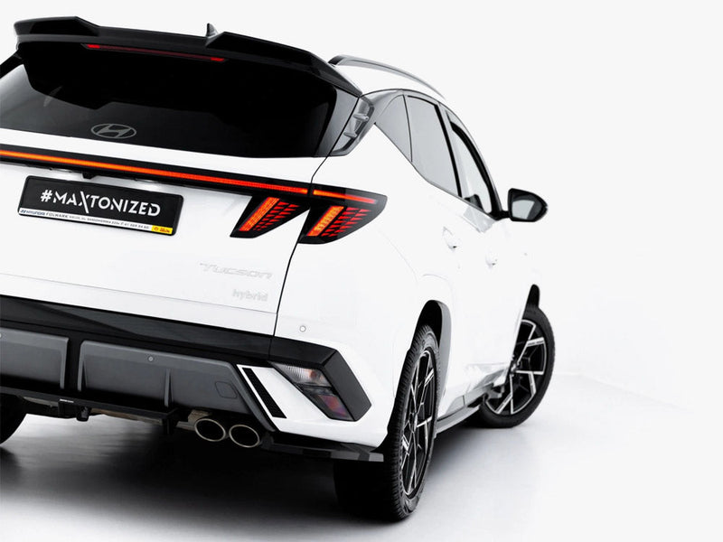 Maxton Design - Rear Splitter (Vertical Bars) Hyundai Tucson N-Line Mk4 Facelift