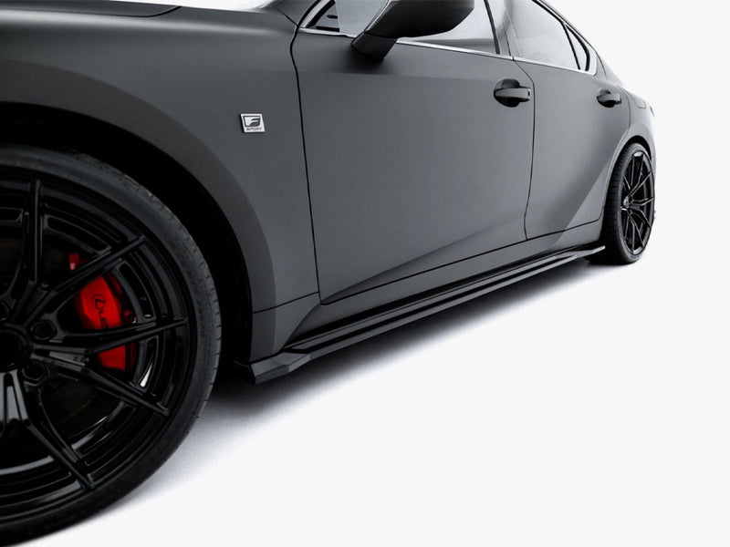 Maxton Design - Side Skirt Diffusers Lexus IS 500 Mk3 Facelift 2 (XE30)