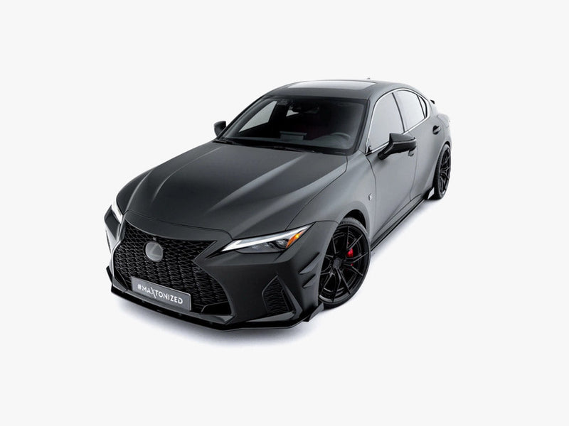 Maxton Design - Street PRO Front Splitter + Flaps Lexus IS 500 Mk3 Facelift 2 (XE30)