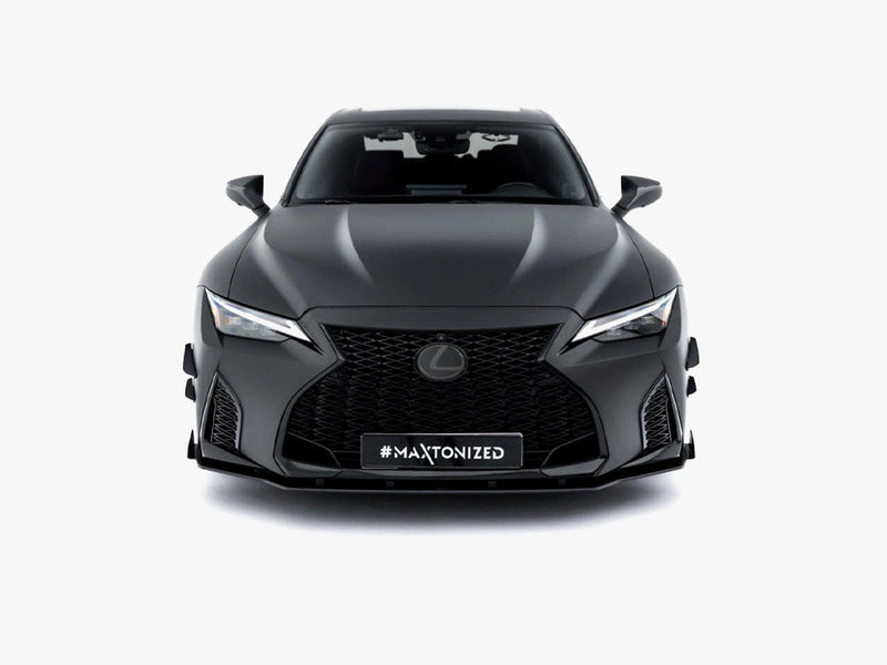 Maxton Design - Street PRO Front Splitter + Flaps Lexus IS 500 Mk3 Facelift 2 (XE30)
