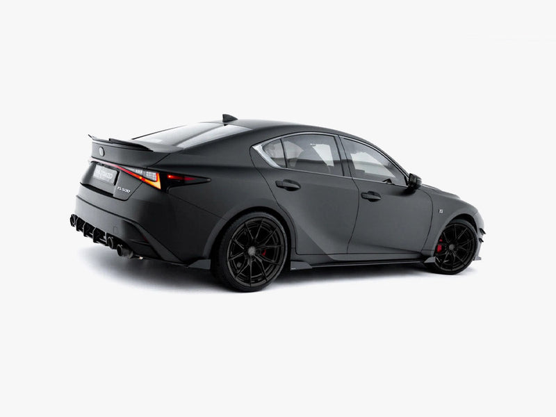 Maxton Design - Street PRO Side Skirt Diffusers + Flaps Lexus IS 500 Mk3 Facelift 2 (XE30)