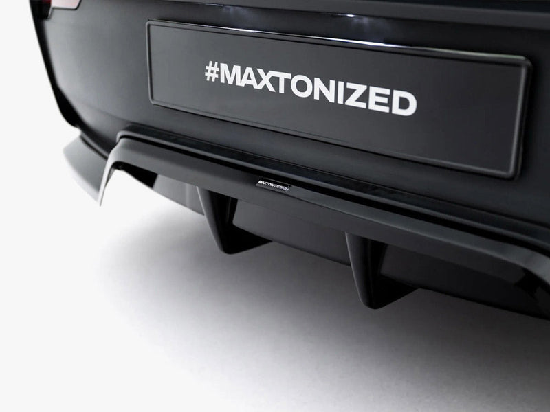 Maxton Design - Rear Splitter (Vertical Bars) Tesla Model Y Premium Mk1 Facelift