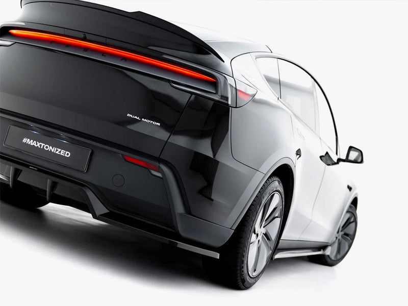 Maxton Design - Rear Splitter (Vertical Bars) Tesla Model Y Premium Mk1 Facelift
