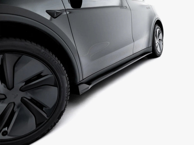 Maxton Design - Side Skirt Diffusers Tesla Model Y Premium Mk1 Facelift