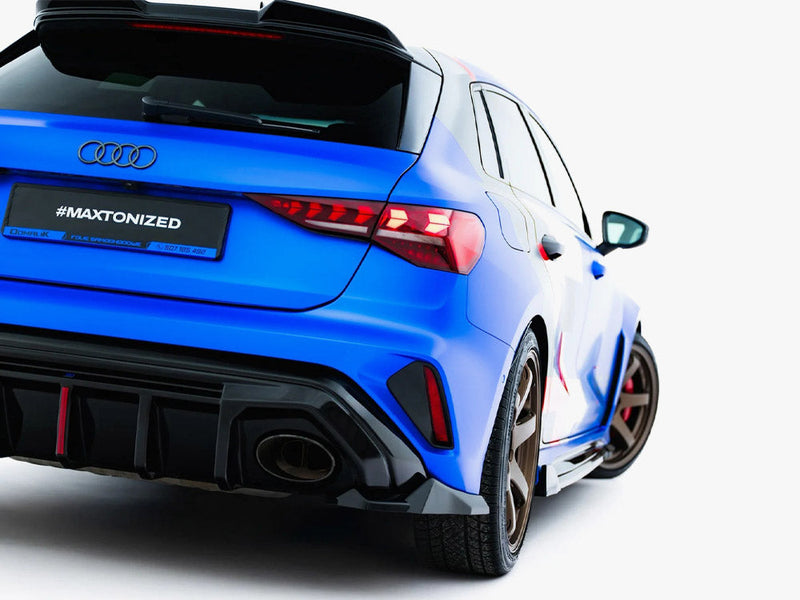 Maxton Design - Rear Side Splitters V.3 Audi RS3 Sportback 8Y Facelift