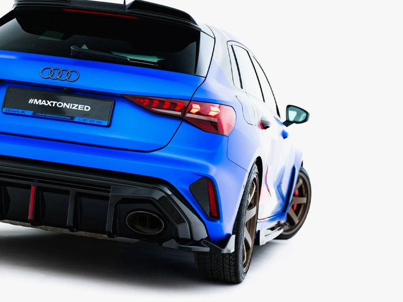 Maxton Design - Rear Side Splitters V.2 Audi RS3 Sportback 8Y Facelift