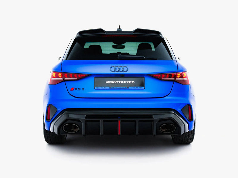 Maxton Design - Rear Valance Audi RS3 8Y Sportback 8Y Facelift (Version with original reflector)