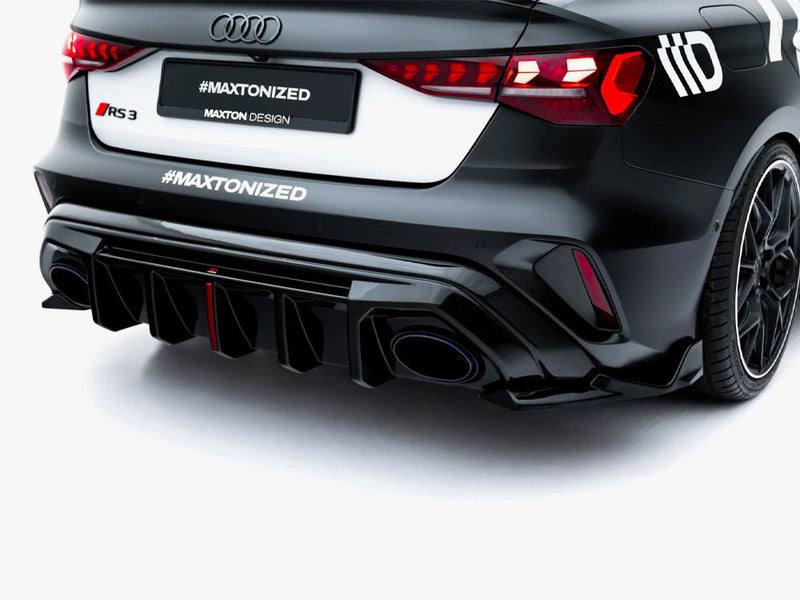 Maxton Design - Rear Side Splitters V.2 Audi RS3 Sedan 8Y Facelift