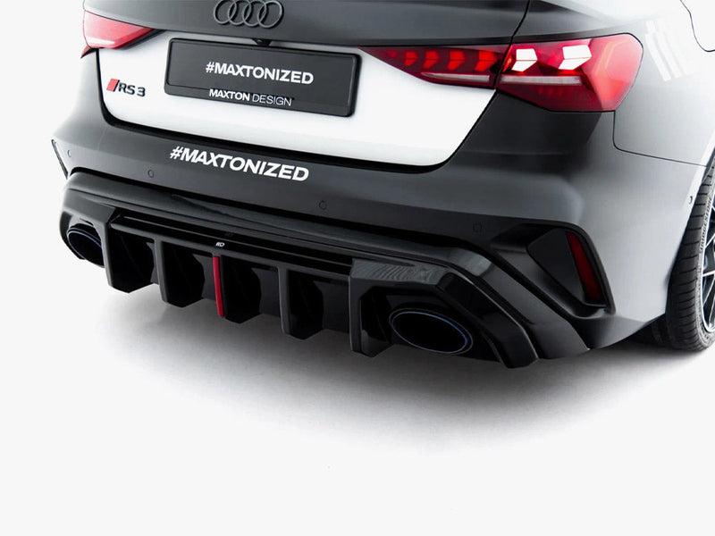 Maxton Design - Rear Valance Audi RS3 Sedan 8Y Facelift (Version with original reflector)
