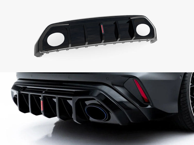 Maxton Design - Rear Valance Audi RS3 Sedan 8Y Facelift (Version with LED light)