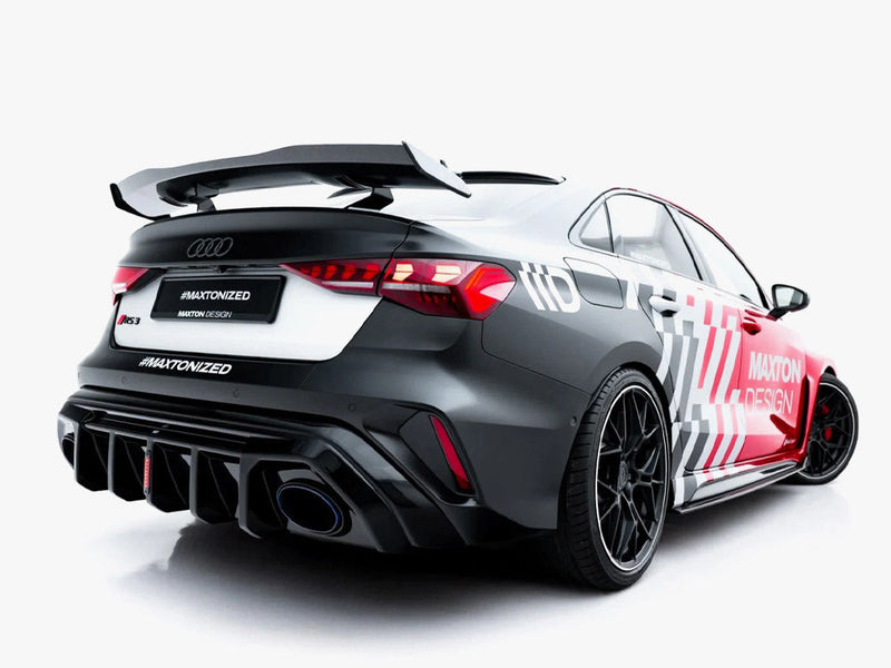 Maxton Design - Rear Valance Audi RS3 Sedan 8Y Facelift (Version with LED light)
