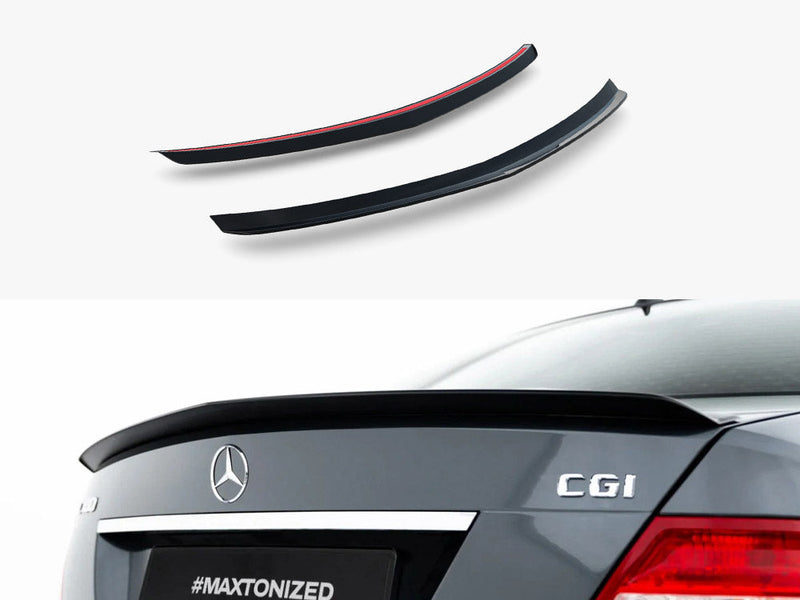 Maxton Design - Spoiler CAP Mercedes-Benz C Sedan Standard / AMG-Line W204 / W204 Facelift