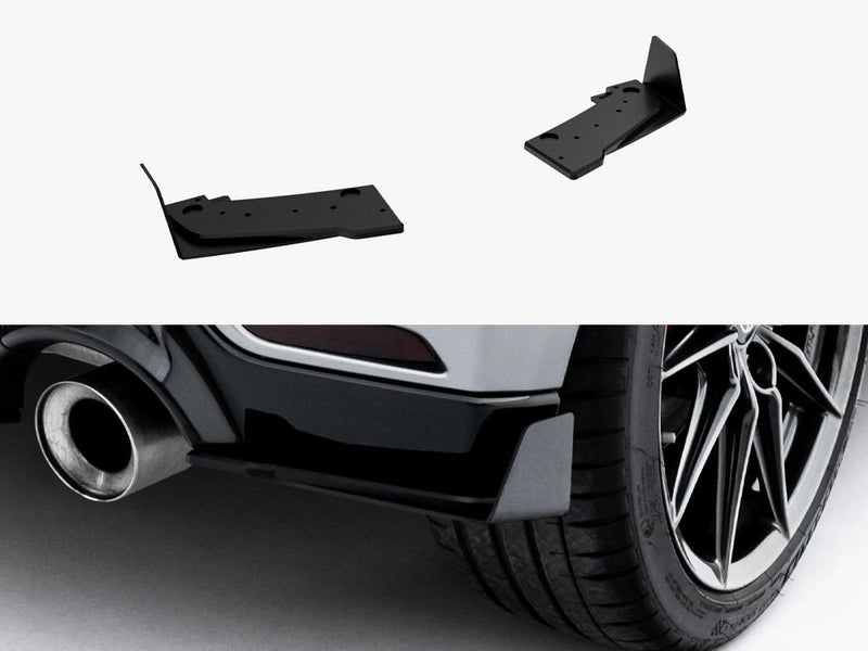 Maxton Design -Street PRO Rear Side Splitters + Flaps Toyota GR Yaris Mk4 Facelift