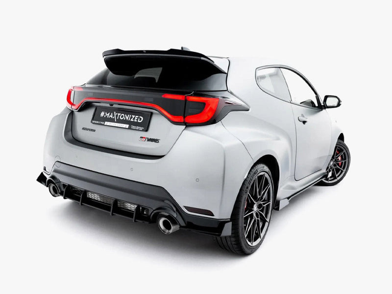 Maxton Design -Street PRO Rear Side Splitters + Flaps Toyota GR Yaris Mk4 Facelift