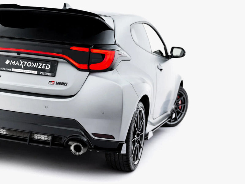 Maxton Design -Street PRO Rear Side Splitters + Flaps Toyota GR Yaris Mk4 Facelift