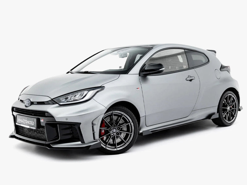 Maxton Design - Street PRO Side Skirt Diffusers + Flaps Toyota GR Yaris Mk4 Facelift