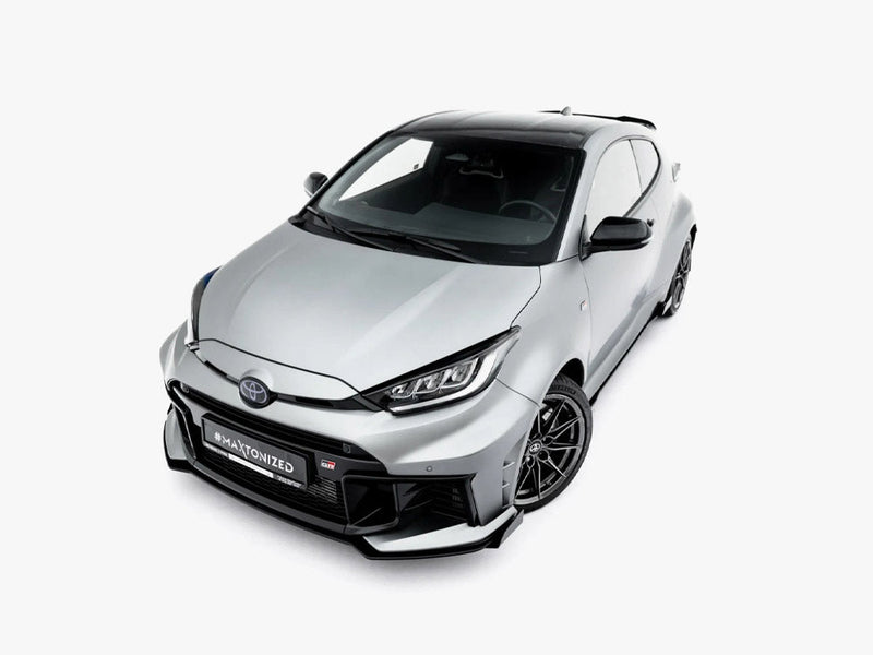 Maxton Design - Street PRO Front Splitter + Flaps Toyota GR Yaris Mk4 Facelift