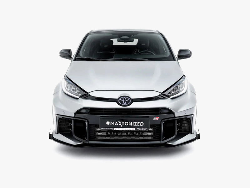 Maxton Design - Street PRO Front Splitter + Flaps Toyota GR Yaris Mk4 Facelift