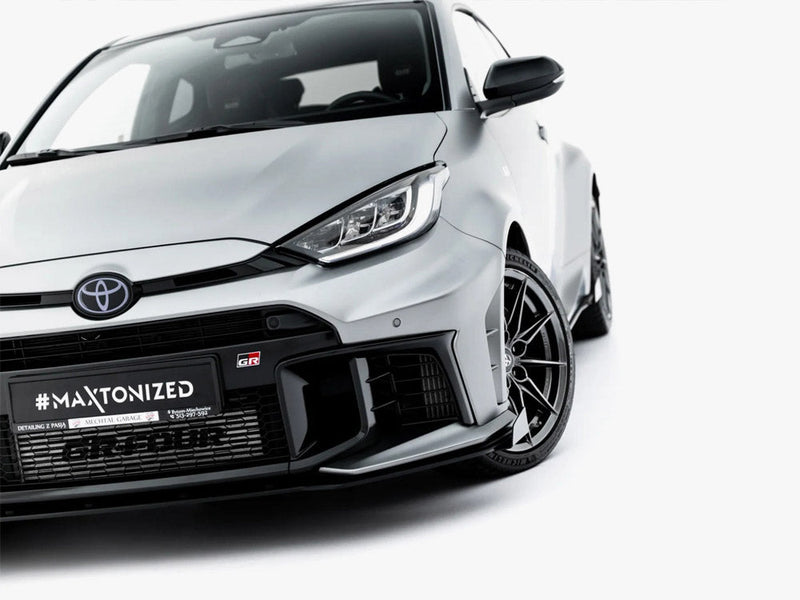 Maxton Design - Street PRO Front Splitter + Flaps Toyota GR Yaris Mk4 Facelift