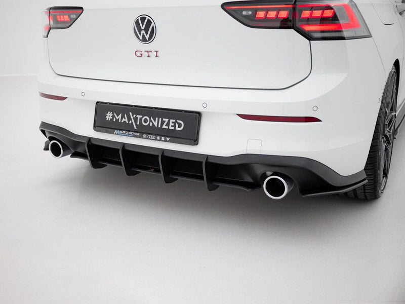 Maxton Design - Street PRO Rear Diffuser V.1 VW Golf 8 GTI