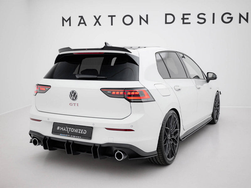 Maxton Design - Street PRO Rear Diffuser V.2 VW Golf 8 GTI