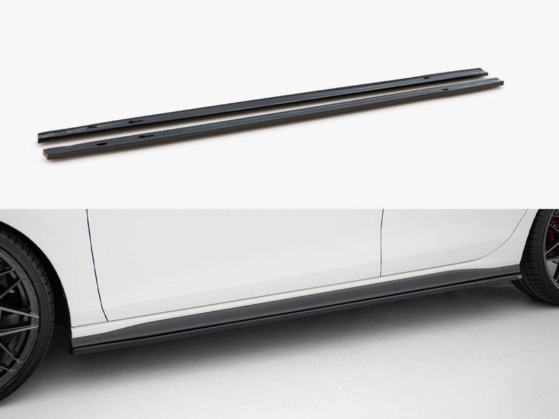 Maxton Design - SIDE SKIRTS DIFFUSERS V.1 VOLKSWAGEN GOLF GTI / GTE / GTI CLUBSPORT / R-LINE MK8