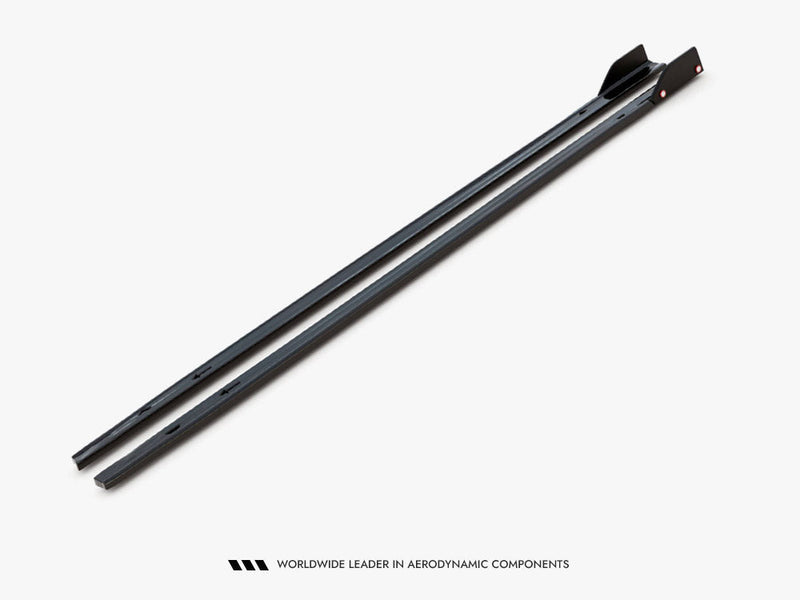 Maxton Design - SIDE SKIRTS DIFFUSERS V.2 + FLAPS VOLKSWAGEN GOLF GTI / GTE / GTI CLUBSPORT / R-LINE MK8