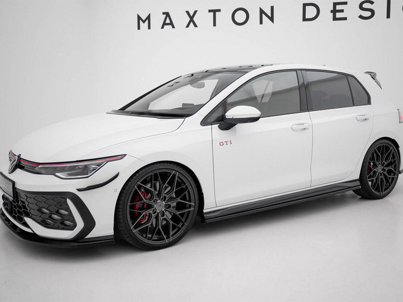 Maxton Design - Side Skirts Diffusers V.4 Volkswagen Golf GTI / GTE / GTI Clubsport / R-Line Mk8