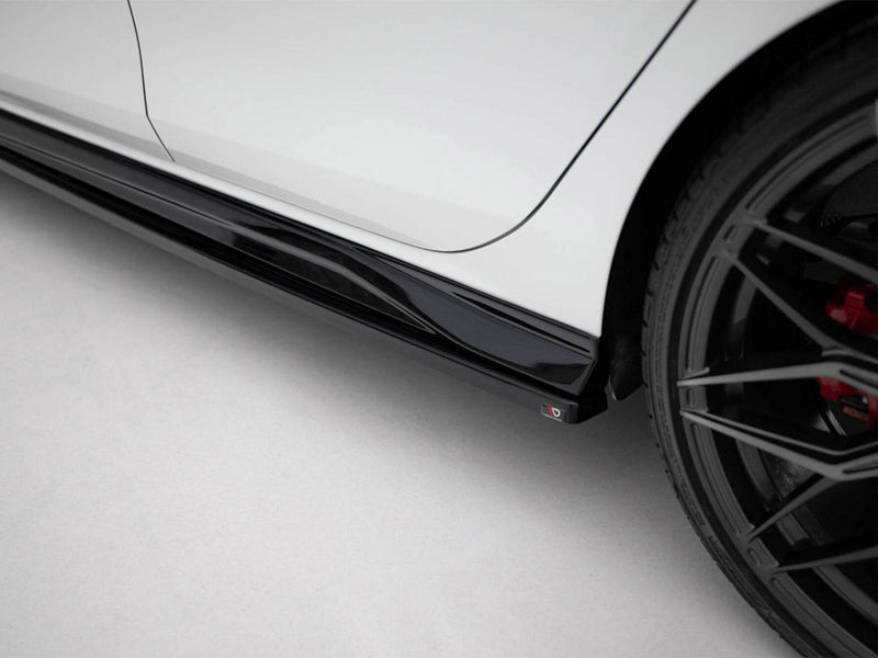 Maxton Design - Side Skirts Diffusers V.4 Volkswagen Golf GTI / GTE / GTI Clubsport / R-Line Mk8