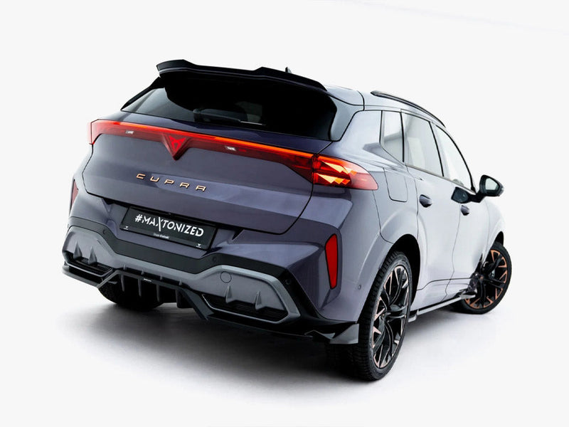 Maxton Design - Rear Splitter (Vertical Bars) V.3 Cupra Terramar Mk1 (Version with towbar)