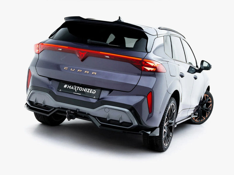 Maxton Design - Rear Splitter (Vertical Bars) V.3 Cupra Terramar Mk1 (Version with towbar)
