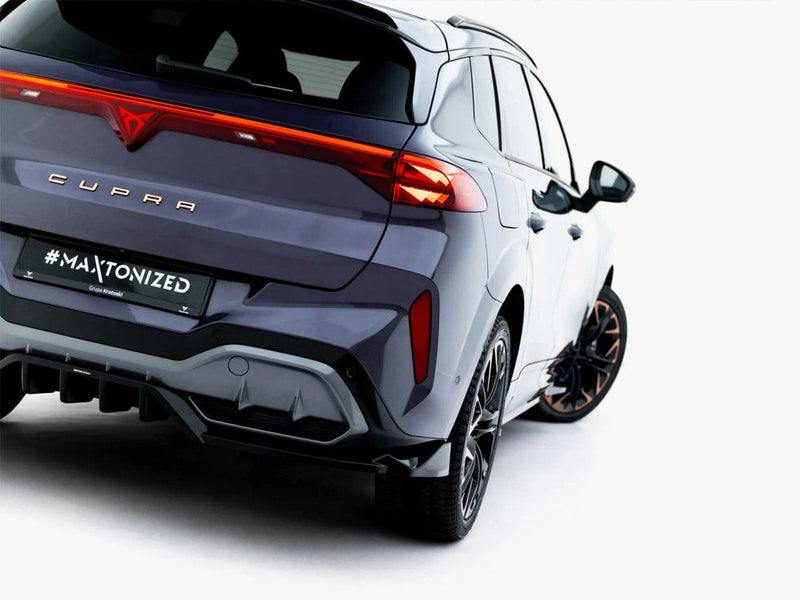 Maxton Design - Rear Splitter (Vertical Bars) V.3 Cupra Terramar Mk1 (Version with towbar)