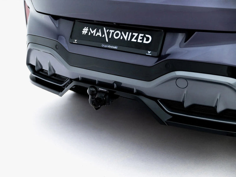 Maxton Design - Rear Splitter (Vertical Bars) V.3 Cupra Terramar Mk1 (Version with towbar)