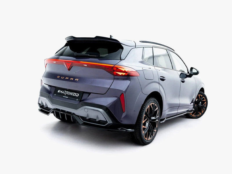 Maxton Design - Rear Splitter (Vertical Bars) V.4 Cupra Terramar Mk1 (Version with towbar)
