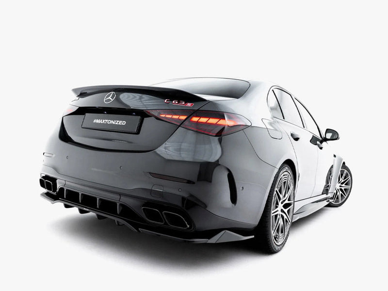 Maxton Design - Rear Splitter (Vertical Bars) Mercedes-AMG C63 Sedan / Estate W206 / S206
