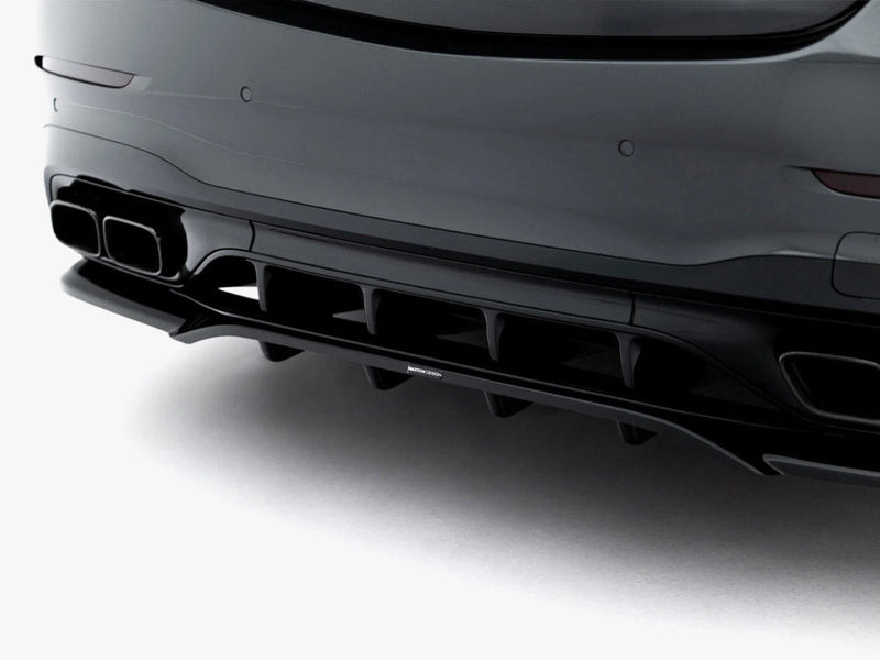 Maxton Design - Rear Splitter (Vertical Bars) Mercedes-AMG C63 Sedan / Estate W206 / S206