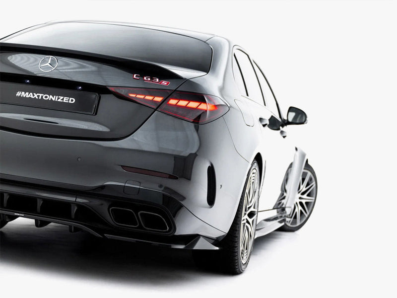 Maxton Design - Rear Splitter (Vertical Bars) Mercedes-AMG C63 Sedan / Estate W206 / S206