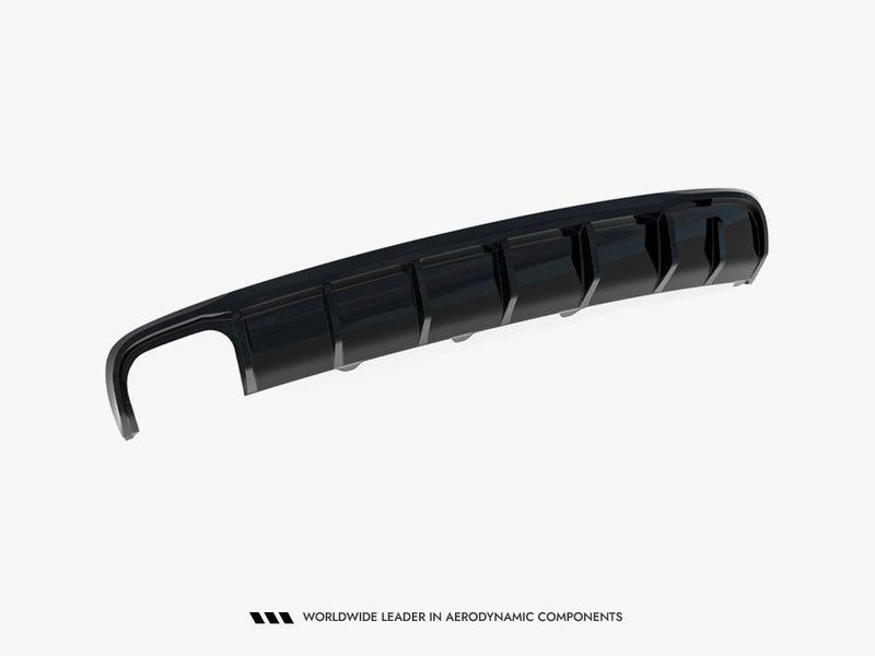 Maxton Design - Rear Valance Audi A4 B8 Facelift (Single side dual exhaust version)