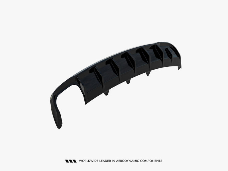 Maxton Design - Rear Valance Audi A4 B8 Facelift (Single side dual exhaust version)