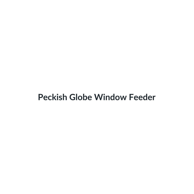 Peckish Globe Window Feeder