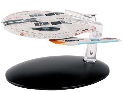#17 U.S.S. Edison NCC-95160 Federation Temporal Warship Model Diecast Ship STO (Eaglemoss / Star Trek)