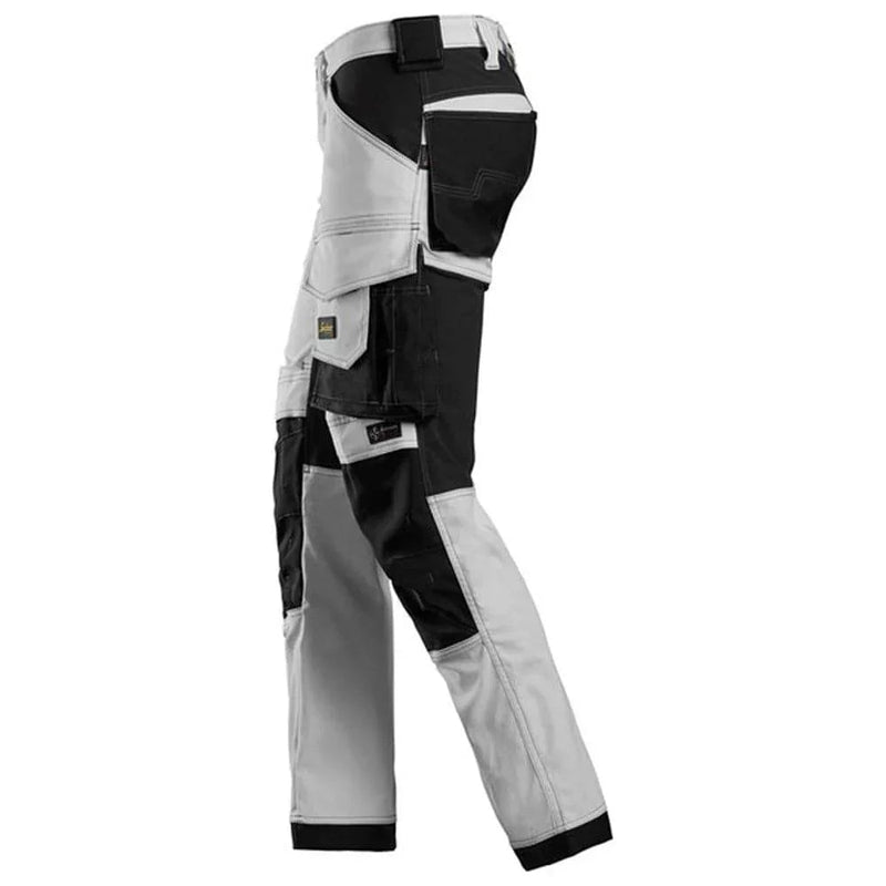 Snickers 6341 AllroundWork Stretch Trousers White