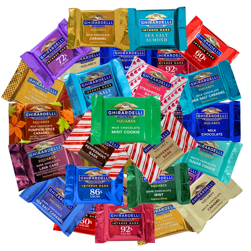 Ultimate Ghirardelli Squares Chocolate Collection | 20 varieties