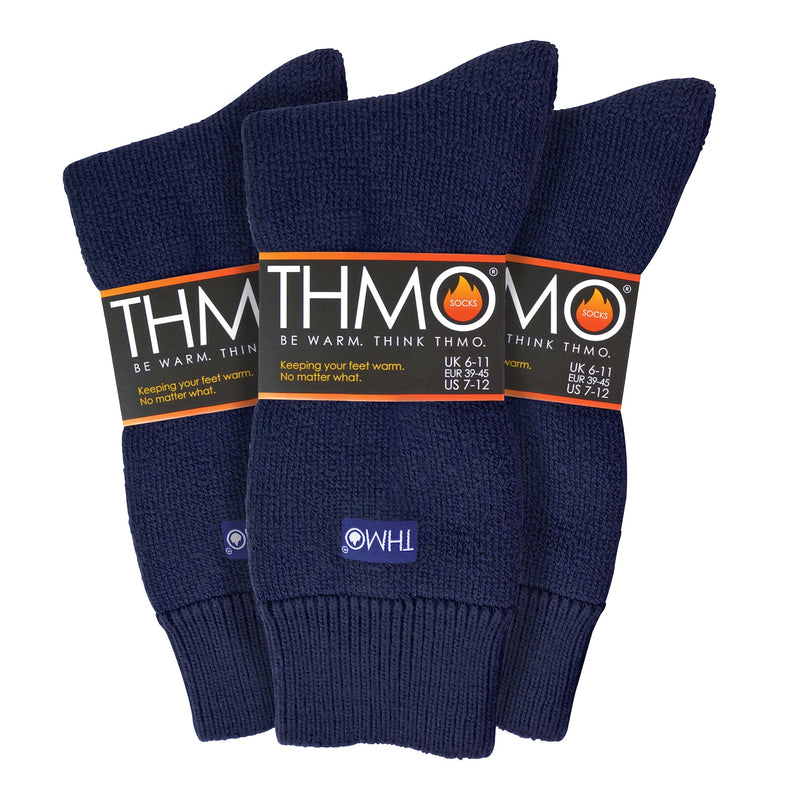 Mens Thick Winter Thermal Socks with Seamless Toe (Multipack Options)