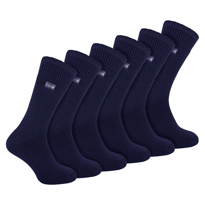 Mens Thick Winter Thermal Socks with Seamless Toe (Multipack Options)