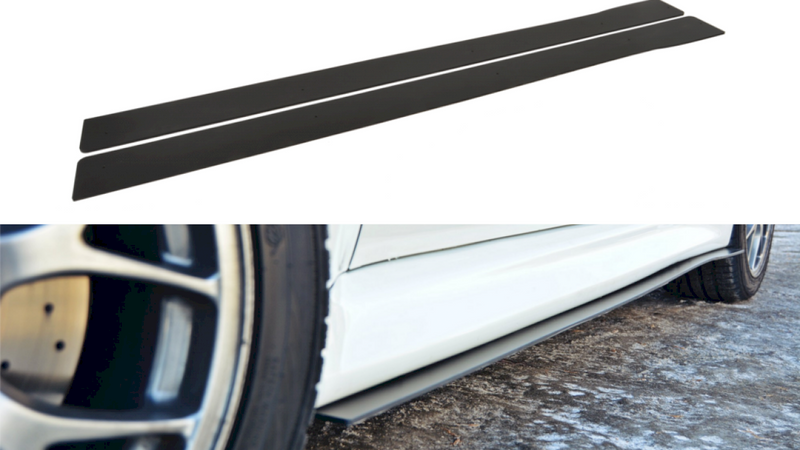 Maxton Design - RACING SIDE SKIRTS DIFFUSERS MITSUBISHI LANCER EVO X (2007-2015)