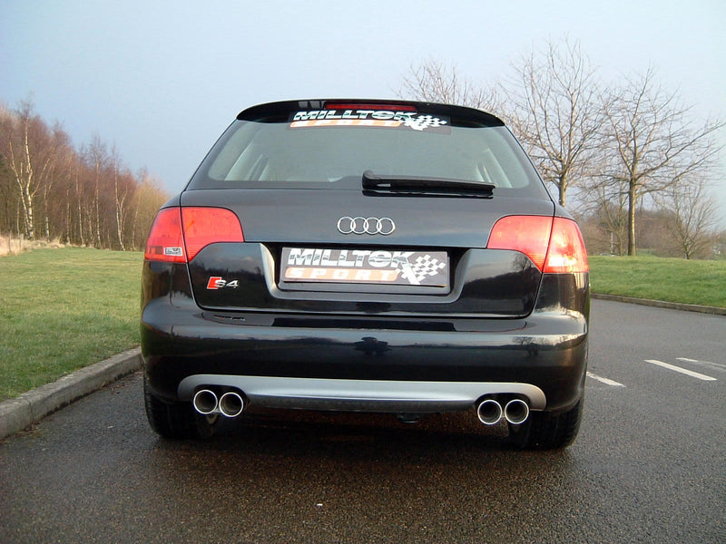 Milltek Sport - Cat Back Exhaust (Resonated or Non resonated) Audi S4 B7 4.2 V8